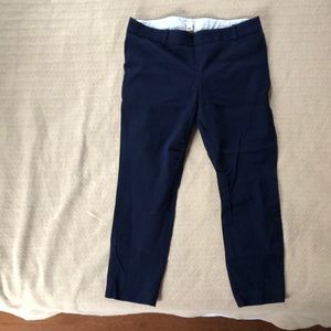 J.Crew navy blue skinny cigarette capri / ankle pants – 10